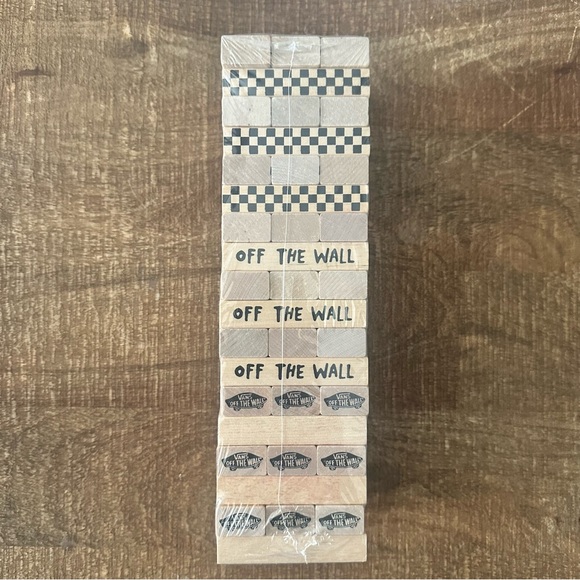 Vans Family 54 Piece Jenga Game New Sealed - Picture 2 of 5